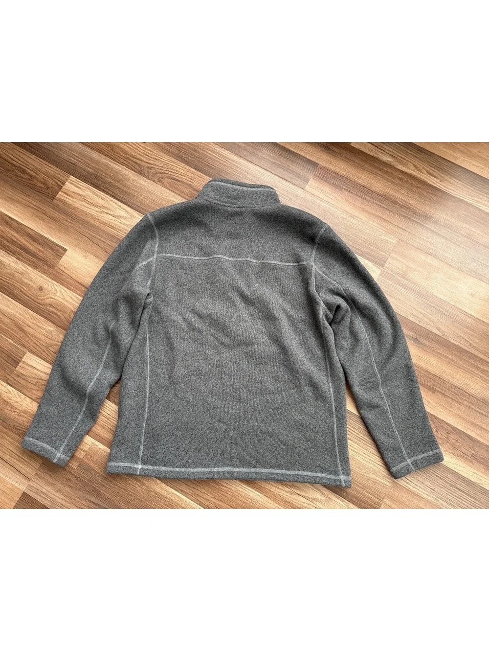 The North Face TKA Glacier 1/4 Zip Fleece Pullover Gray Men's XL Jacket